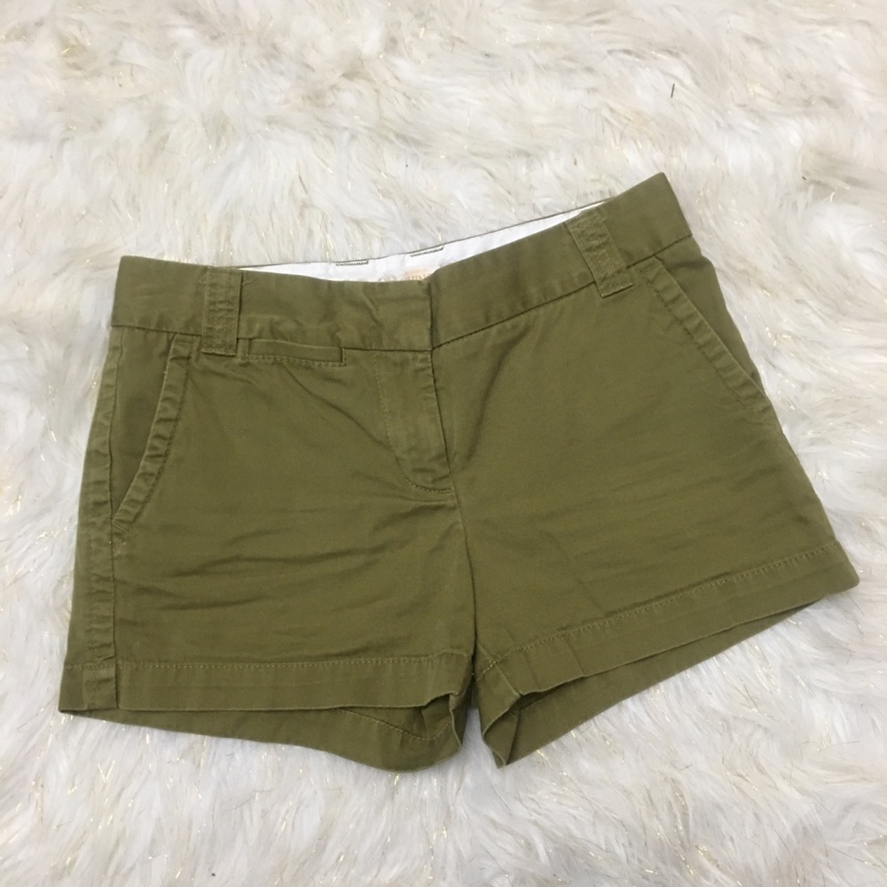 3/$25 J Crew city for chino shorts size 0